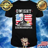 Dwight Eisenhangover drinking bee American flag shirt