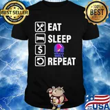 Eat sleep taco bell logo repeat shirt