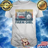 Farm girl vintage retro shirt