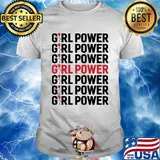 Girl Power Red Black Shirt
