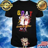 Goat greatest of all time michael jordan and kobe bryant shirt