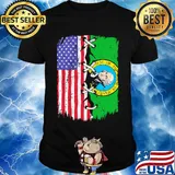 Governor Washington State American Flag Shirt