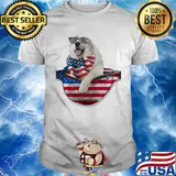 Great pyrenees waist pack american flag independence day shirt