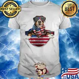 Greater swiss mountain waist pack american flag independence day shirt