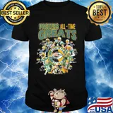 Green bay packers all-time greats players signatures shirt
