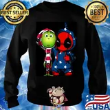 Grinch and deadpool america 4th of july independence day s Sweater