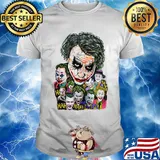 Halloween joker characters art shirt