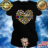 Hbcu alabama state athletics 1867 hearts s Ladies tee