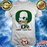 Hello kitty oregon ducks football hello ducks shirt