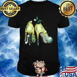 High heels butterfly oregon ducks diamond shirt