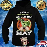 Hulk never underestimate an old man who was born in may s Hoodie