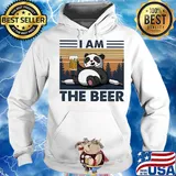 I Am The Beer Bear Vintage Retro Shirt Hoodie