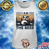 I Am The Beer Bear Vintage Retro Shirt Tank top
