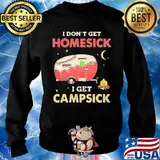 I Don't Get Homesick I Get Campsick Fire Moon Shirt Sweater
