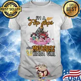 I'm A Flip Flops And Motocycle Kinda Girl Flower Shirt