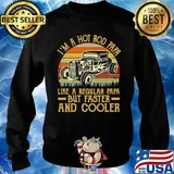 I'm A Hot Rod Papa Like A Regular Papa But Faster And Cooler Car Vintage Retro Shirt Sweater