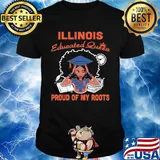 Illinois educated queen proud of my roots shirt