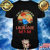 Im not like a regular mom I'm a lacrosses mom strong woman vintage retro shirt