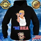 Independence day trump glasses merica s Hoodie