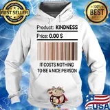 It Costs Nothing To Be A Nice Person Black Lives Matter Shirt Hoodie