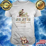 Jiu Jitsu dad encouraging his child to guillotine choke another shirt
