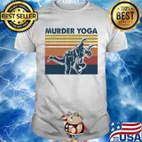 Jiu jitsu murder yoga vintage shirt