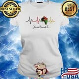 Juneteenth Fist Circuit Black Lives Matter Shirt Ladies tee