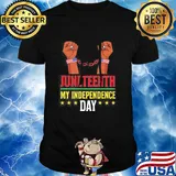 Juneteenth june 19th independence day stars shirt