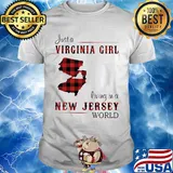 Just a virginia girl living in a new jersey world map shirt
