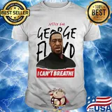 Justice for george floyd I can't breathe art shirt