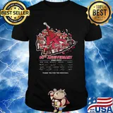 Kansas city chiefs 60th anniversary 1960 2020 thank you for the memories signatures shirt
