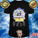 Legendary dallas cowboys football team players signatures shirt
