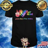 Lgbt peace love post malone shirt