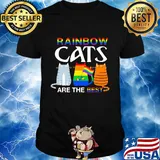 LGBT rainbow cats are the best shirt