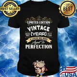 Limited Edition Vintace Year A Legend Was Born Aged To Perfection Shirt