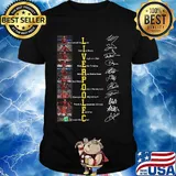 Liverpool fc football players signatures shirt
