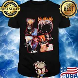 Love def-leppard band members signatures shirt
