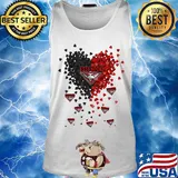 Love essendon bombers logo hearts s Tank top