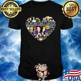 Love I'm a gilmore girls aholic heart shirt