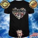 Love I'm a supernatural aholic heart shirt
