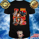 Love kiss band member signatures shirt