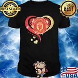 Love manchester united hearts diamond shirt