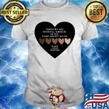 Love teachers are essential workers in the fight against racism black lives matter hearts shirt