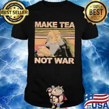 Make Tea Not War Avatar Iroh Vintage Retro Shirt