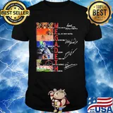 Megadeth band members signatures shirt