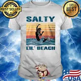 Mermaid salty lil' beach vintage retro shirt
