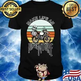 Motocross make life an adventure vintage retro shirt