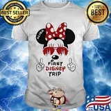 My first disney trip minnie mouse avaitors shirt