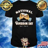 National bourbon day jan 1 dec 31 wine shirt