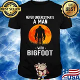 Never underestimate a man with Bogfoot shirt